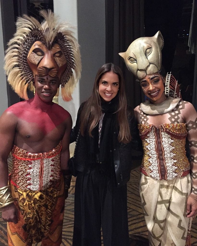 BTSNYC Experiences On Going Broadway Meet and Greet The Lion King Fernanda Paronetto