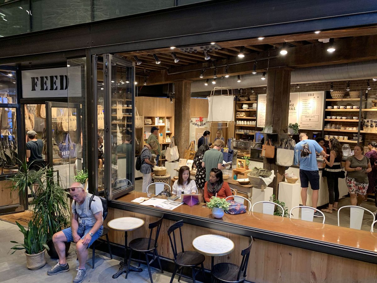 BTSNYC Social Responsibility Feed Project Empire Stores in Dumbo Entrance