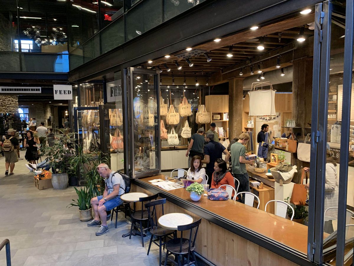 BTSNYC Social Responsibility Feed Project Empire Stores in Dumbo Façade