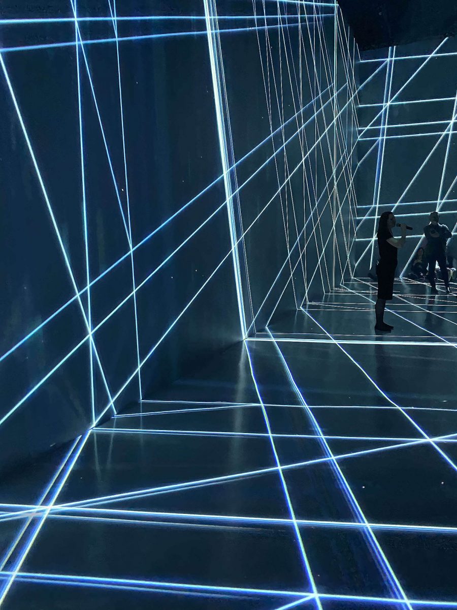 Culture Submerge Immersive Installation Artechouse Pantone Lines