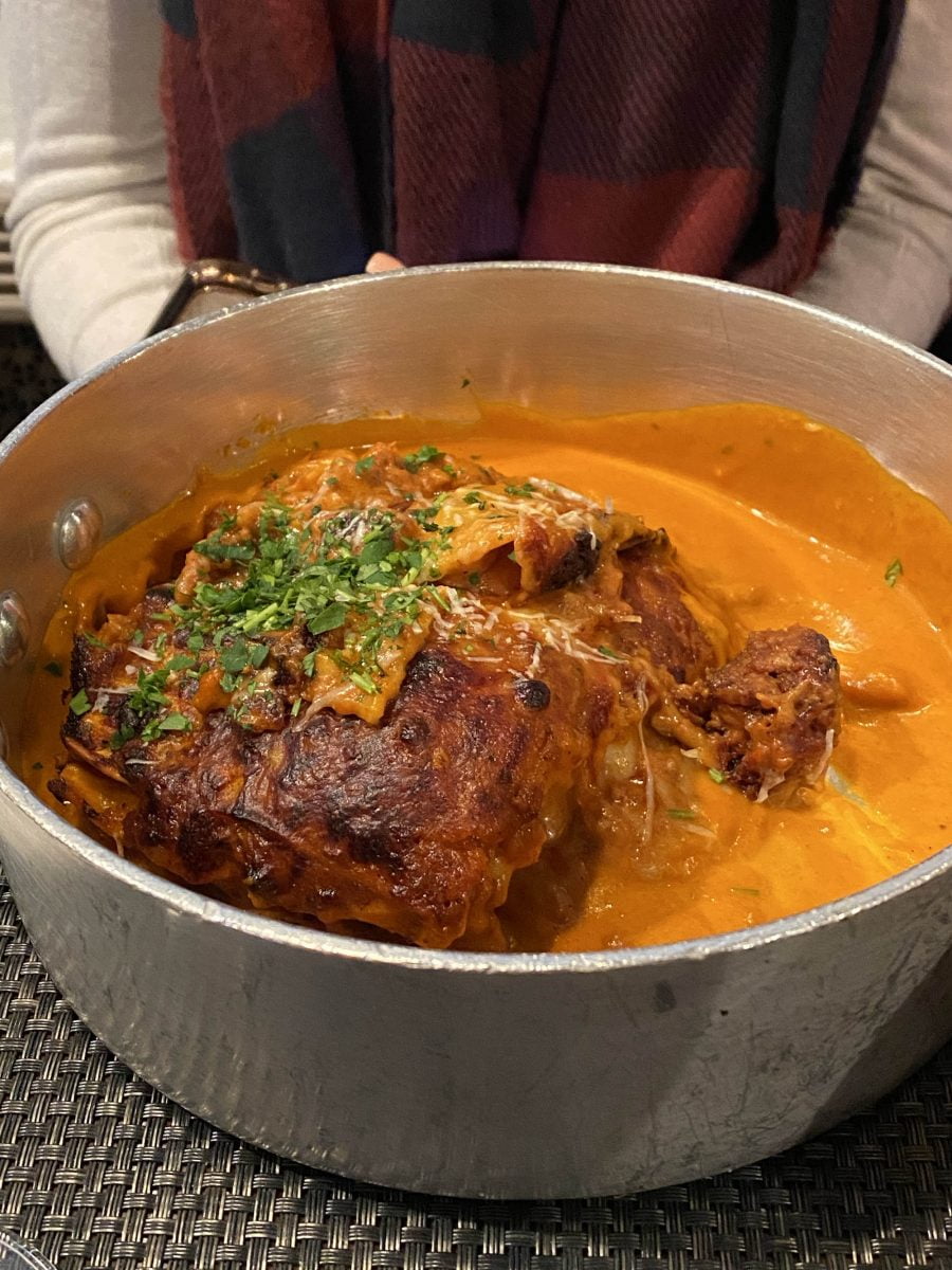 Dining Piccola Cucina Italian Restaurant SoHo Lasagna al Ragu