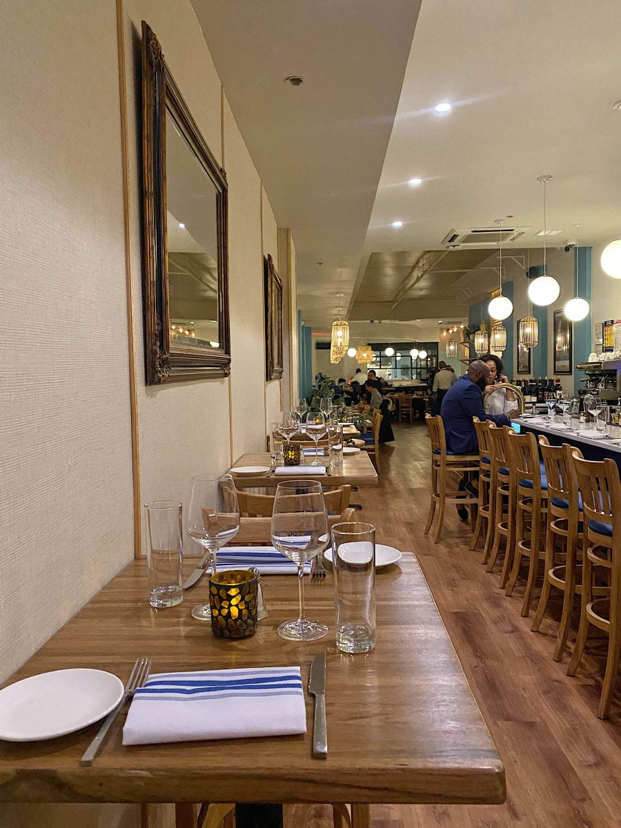 Dining Tramonti Authentic Italian Restaurant NYC Table for Two