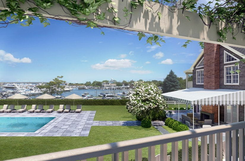 Barons Cove Hotel Sag Harbor Pool View