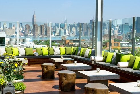 McCarren Hotel Williamsburg Upper Elm Deck View