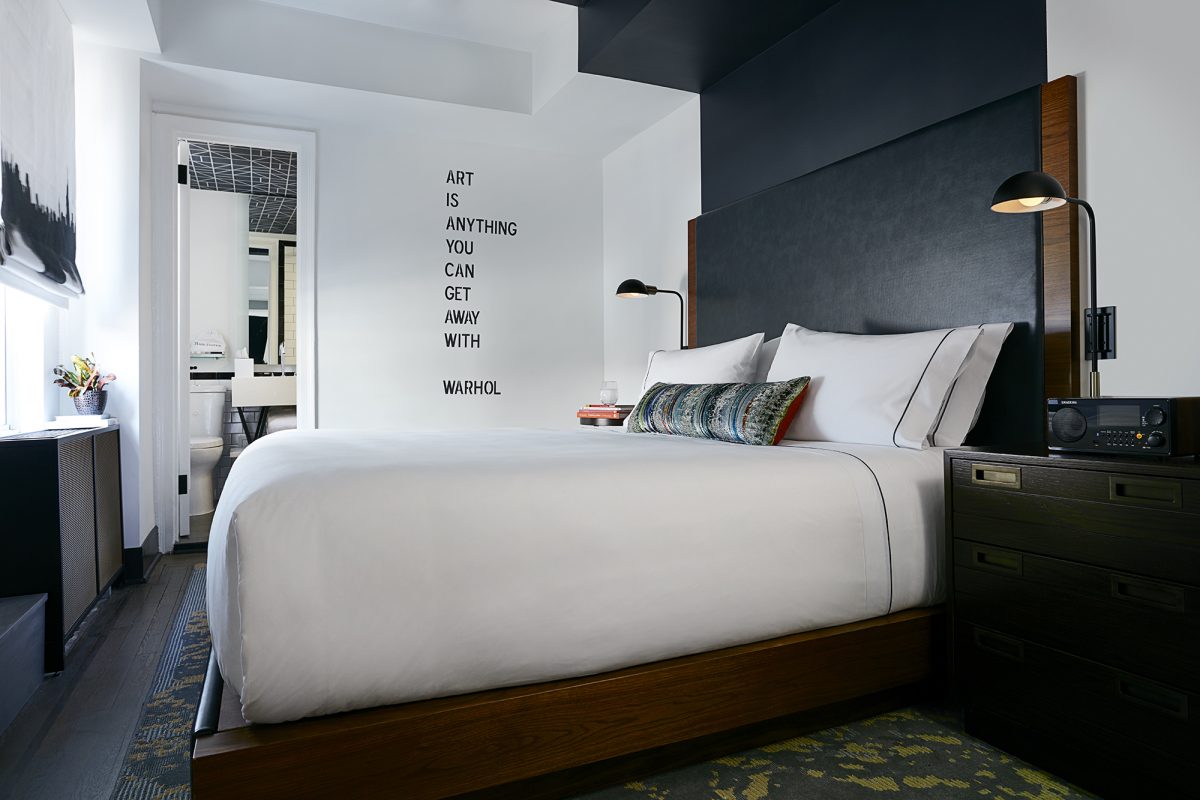 Renwick Hotel Boutique Art Suite Bedroom