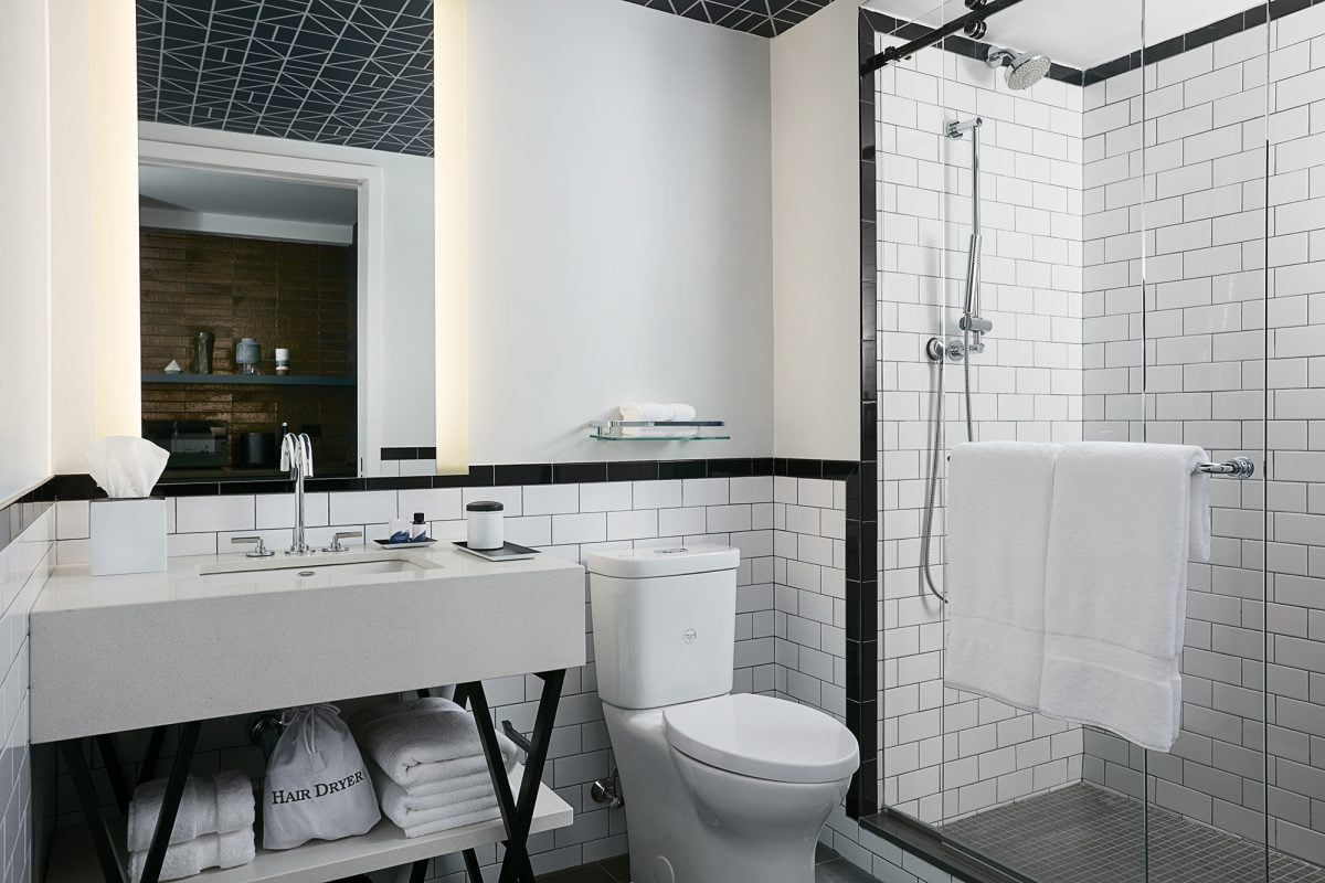 Renwick Hotel Boutique Bedroom Bathroom