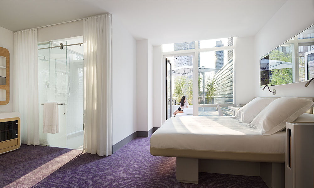 Yotel Hotel First Cabin Room