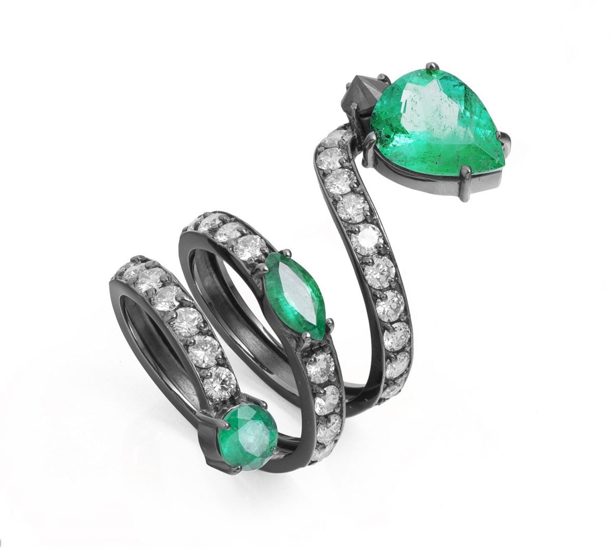 Our Experts Recaps Julls 2016 Jewelry Andrea Conti Emerald Snake Ring
