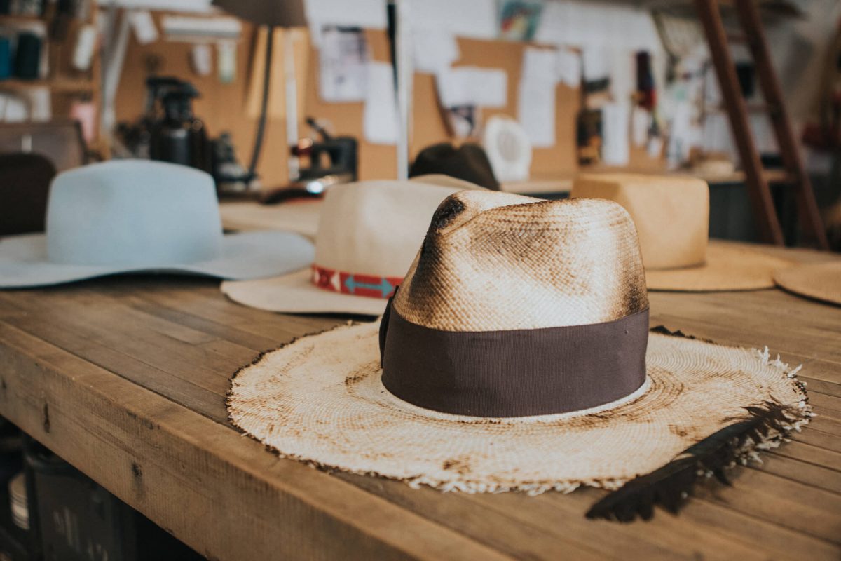 Shop Ladies and Gents Teressa Foglia Hats Straw Closeup
