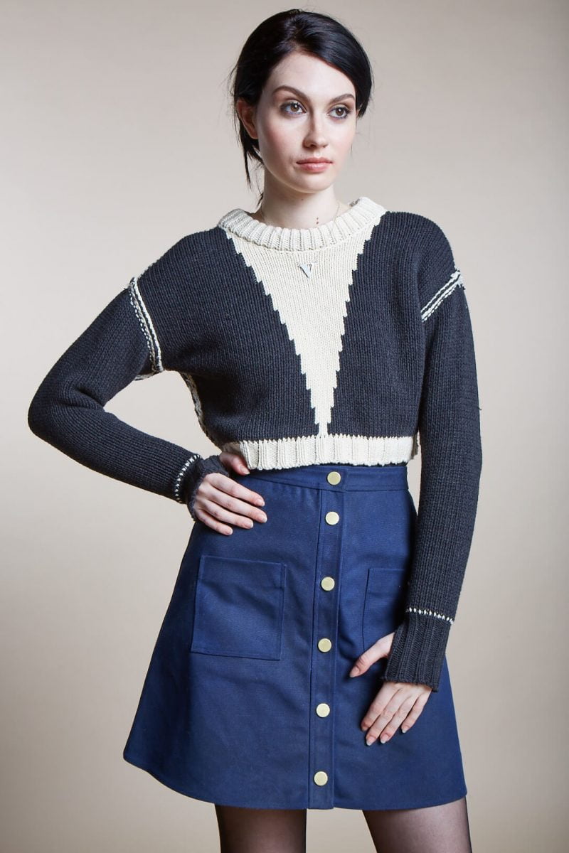 Shop Ladies and Gents Vaute Vegan Fashion Knit Denim