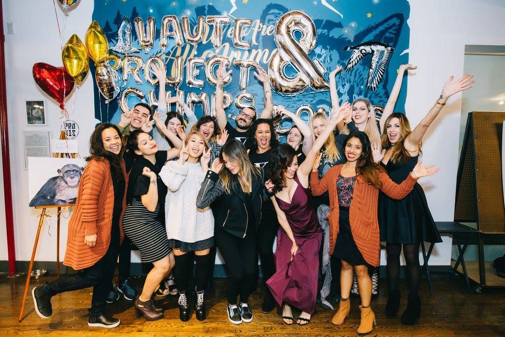 Shop Ladies and Gents Vaute Vegan Fashion Launch Night Team