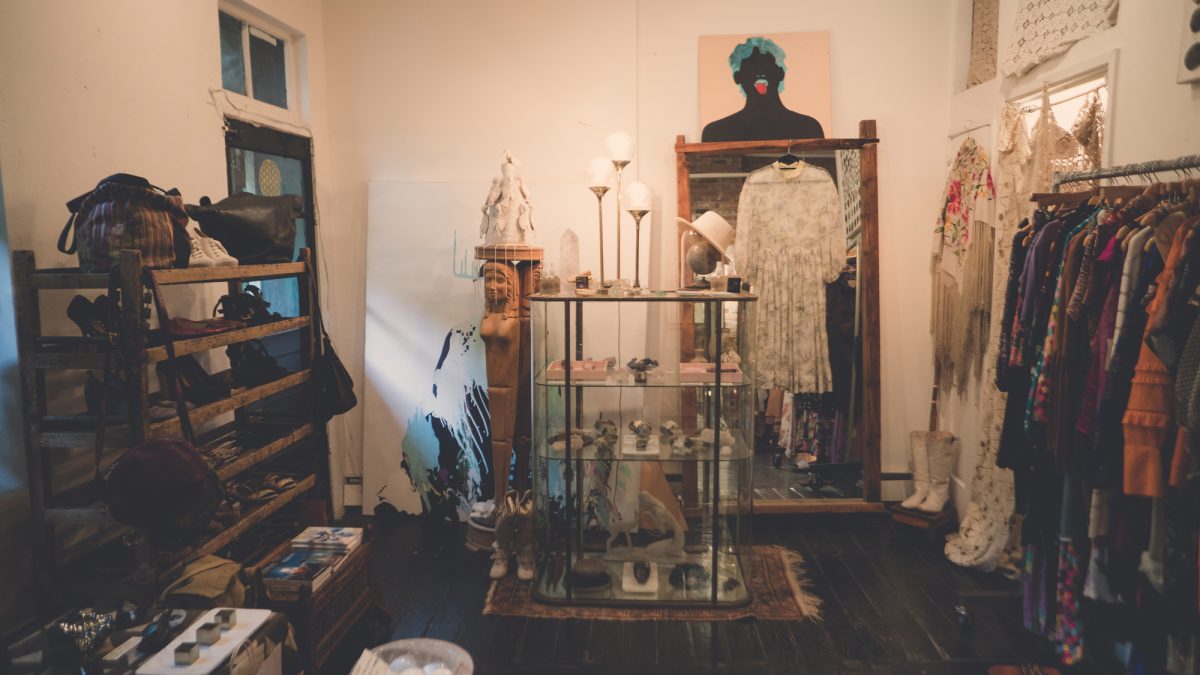 Shop Ladies and Gents Vintage Stores Narnia Bags Sales Area