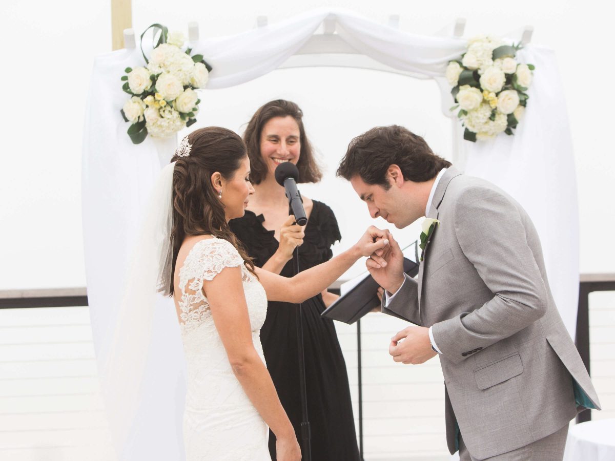 Shop NYC Wedding Kamila Almeida Gurneys Montauk Kissing Hand