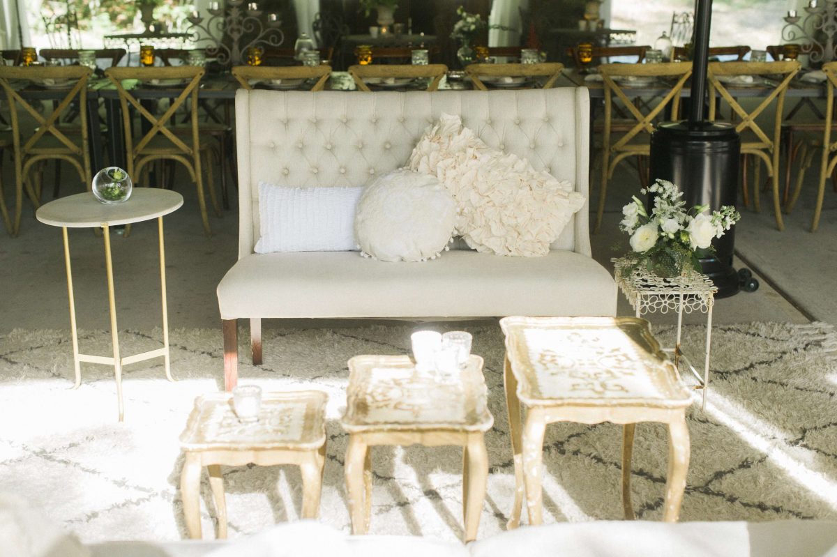 Shop Upstate NY Wedding Stephanie Karvellas Cocktail Hours Couch