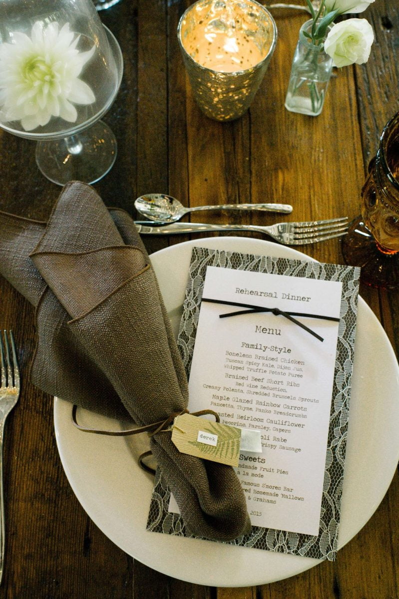 Shop Upstate NY Wedding Stephanie Karvellas Cocktail Hours Menu