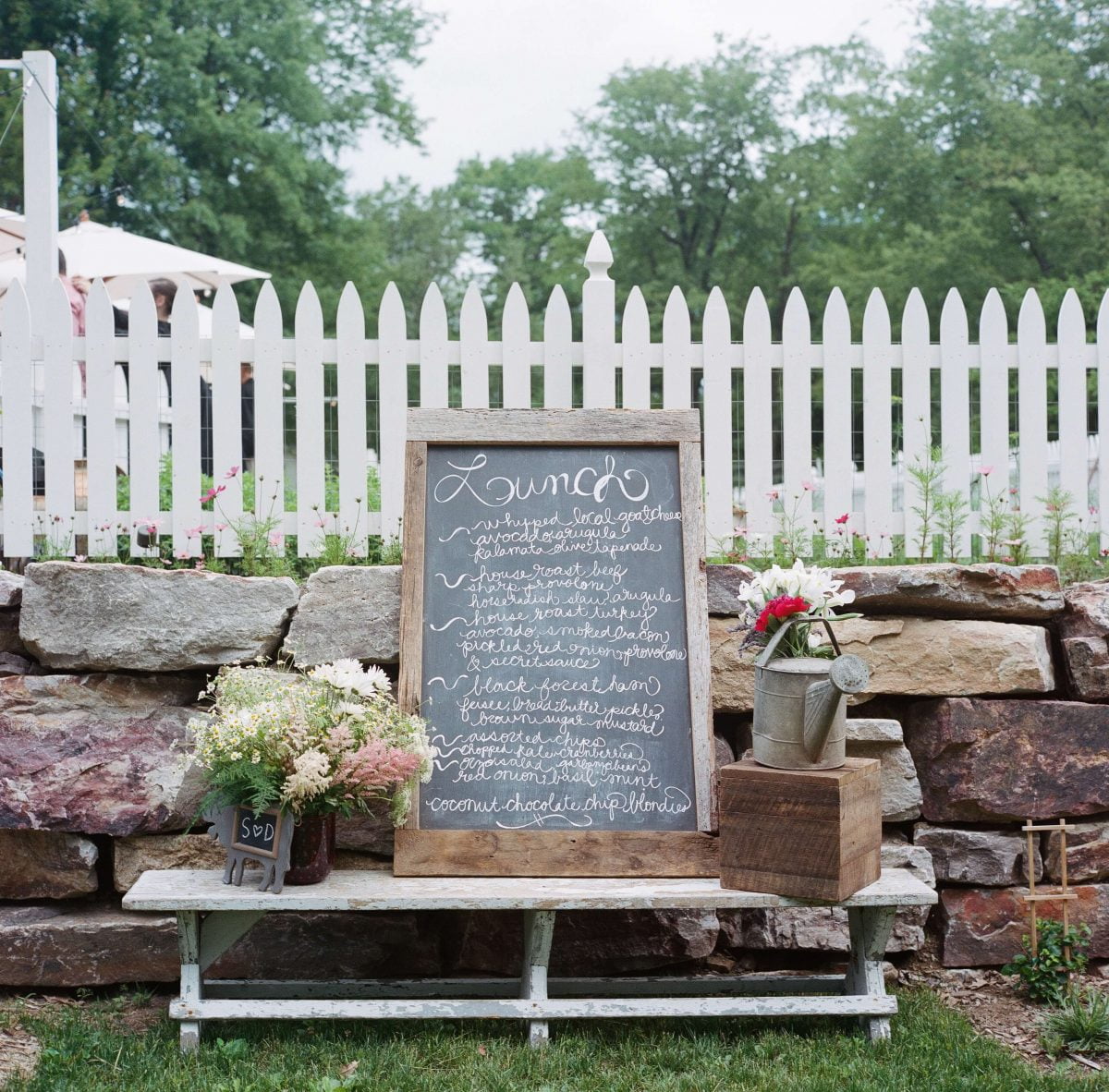 Shop Upstate NY Wedding Stephanie Karvellas Picnic Sign