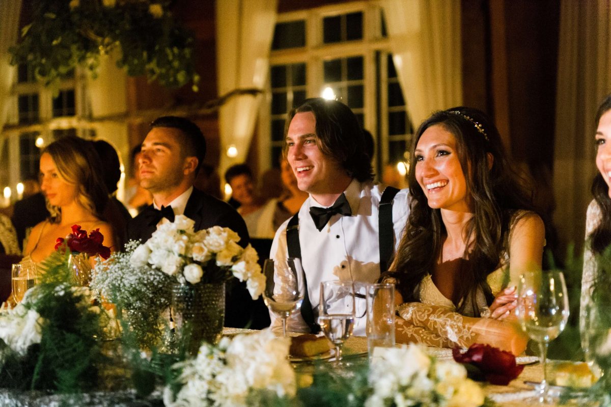 Shop Upstate NY Wedding Stephanie Karvellas Reception Close Up