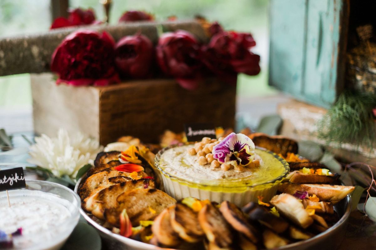 Shop Upstate NY Wedding Stephanie Karvellas Reception Dips