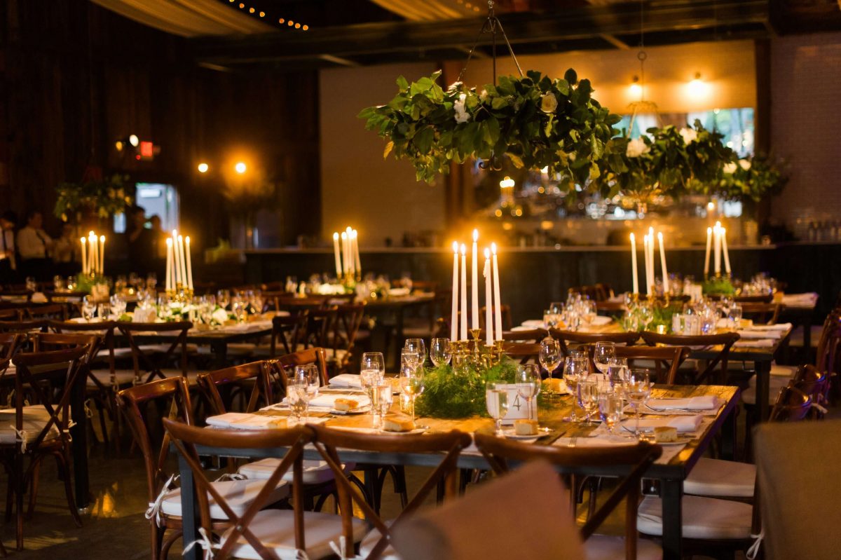 Shop Upstate NY Wedding Stephanie Karvellas Reception Tables