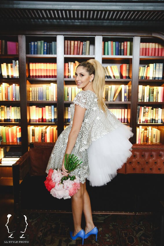 Shop Weddings Paula Merlo Rooftop of The NoMad Hotel Bouquet