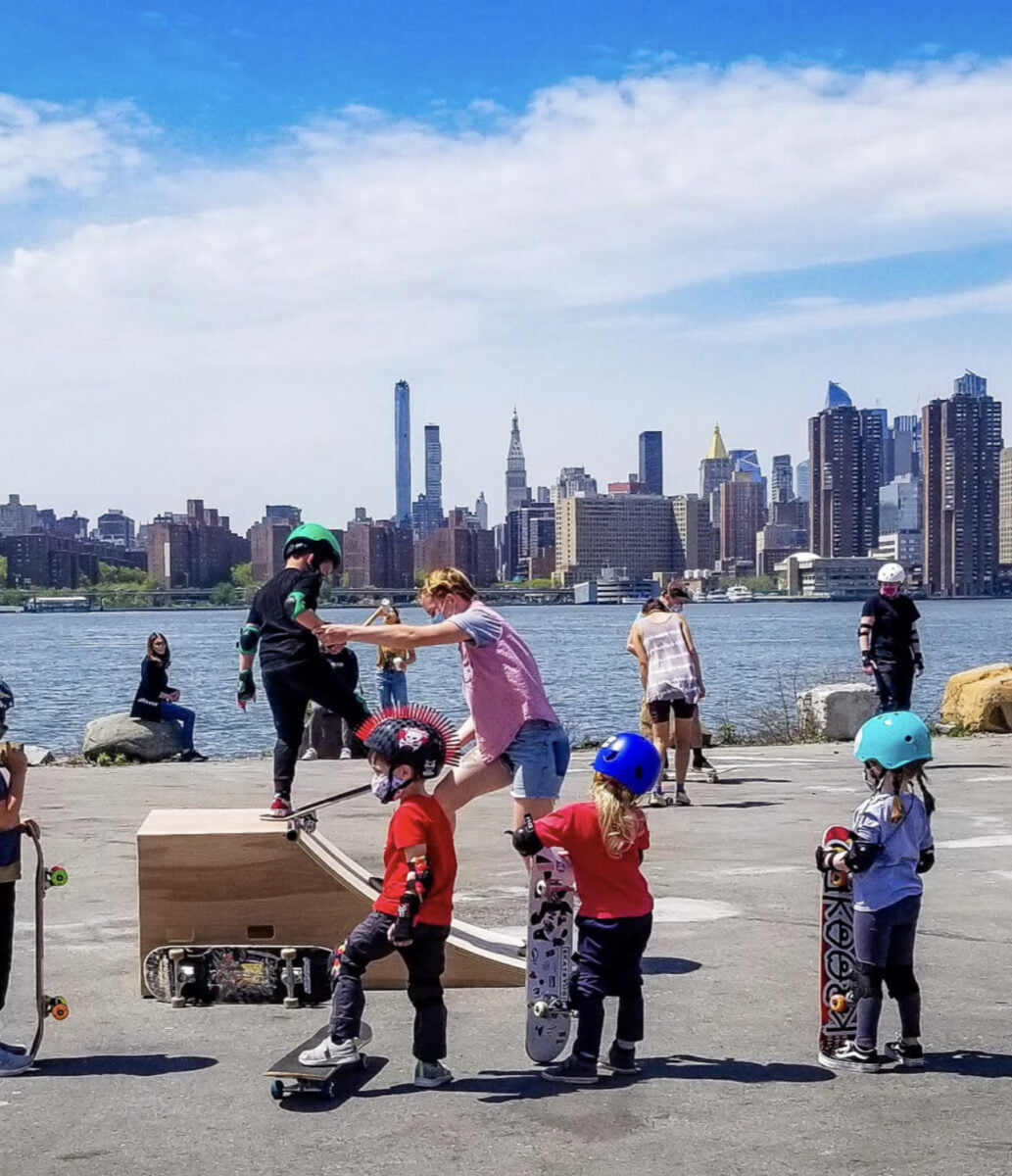 Skate Park Greenpoint Market Greenpoint Brooklyn New York