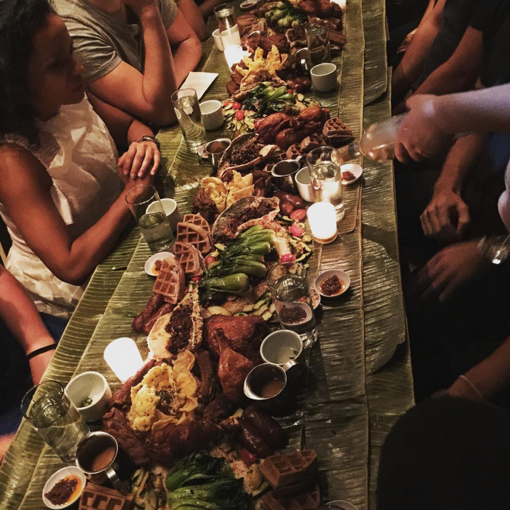 Dining Maharlika Restaurant Table With Friends