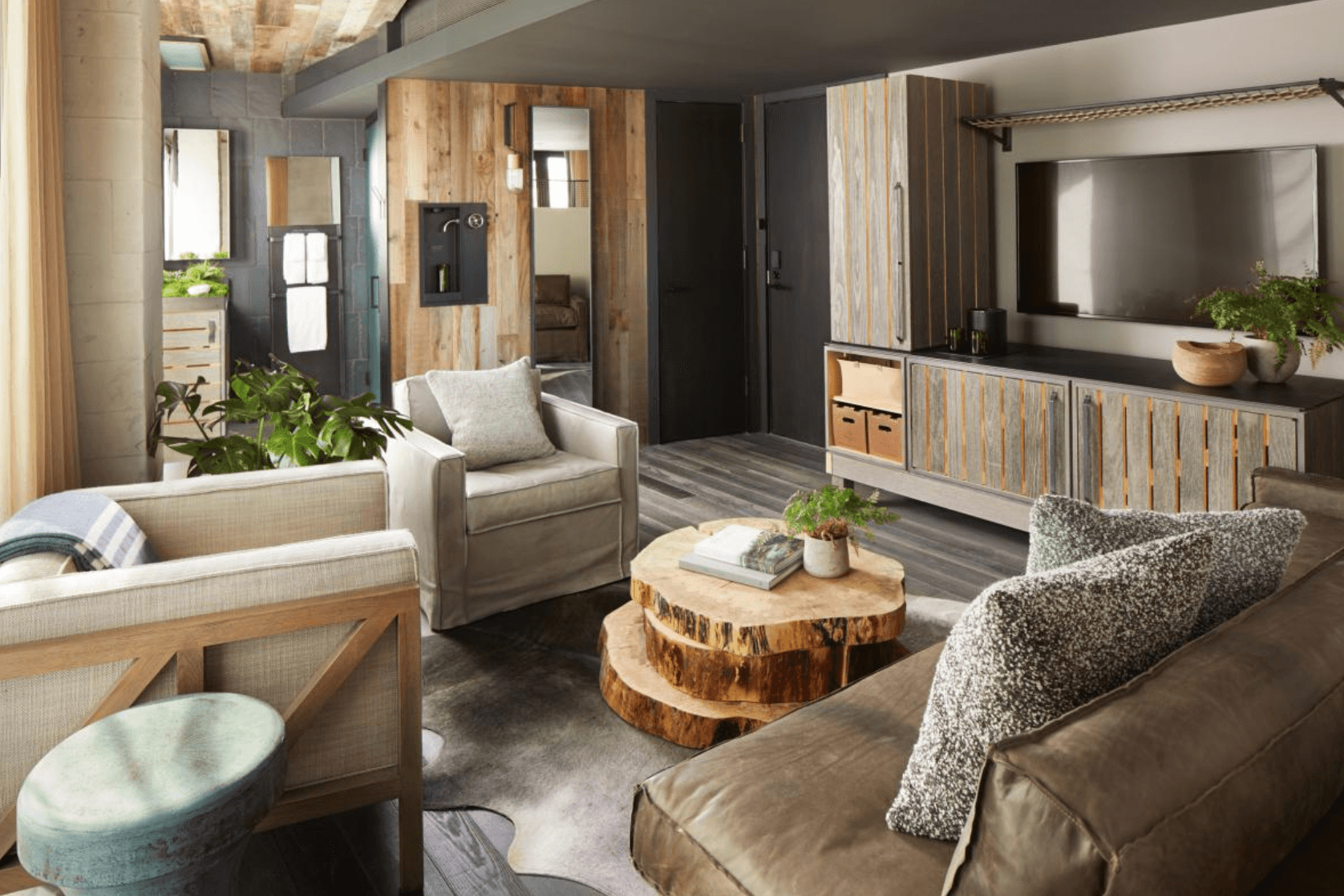 Hotels 1 Hotel Brooklyn Bridge Dumbo Living Room