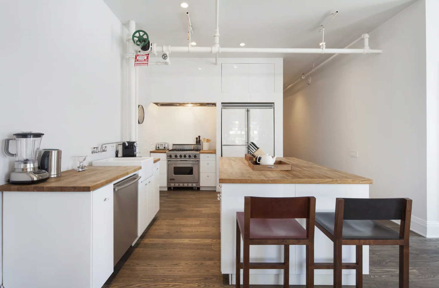 One Fine Stay Rentals Wooden Kitchen