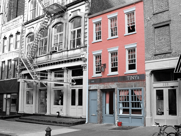 Nightlife Bars Tinys and the Bar Upstairs Façade