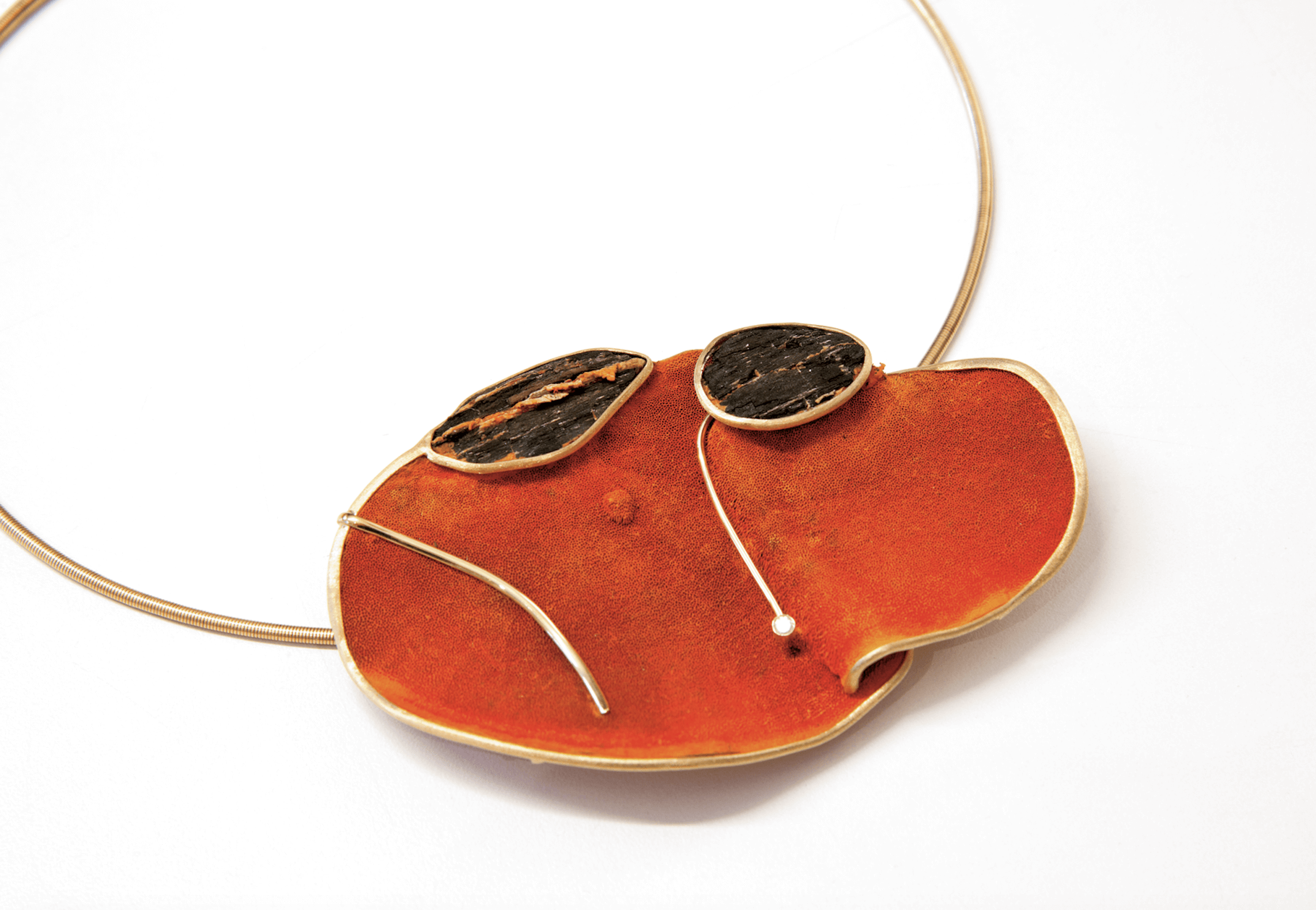 Our Experts Recaps Julls 2016 Jewelry Miriam Mamber Orang Fungus Necklace