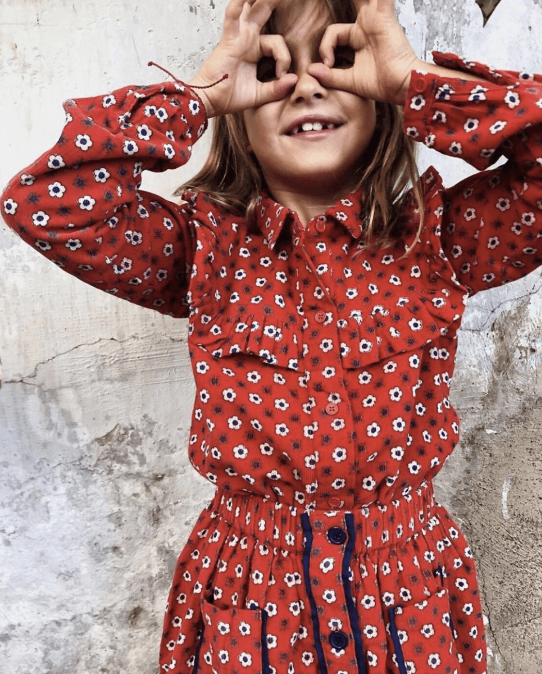 Shop Kids Little Red Planet Sustainable Childrens Brand Red Dress