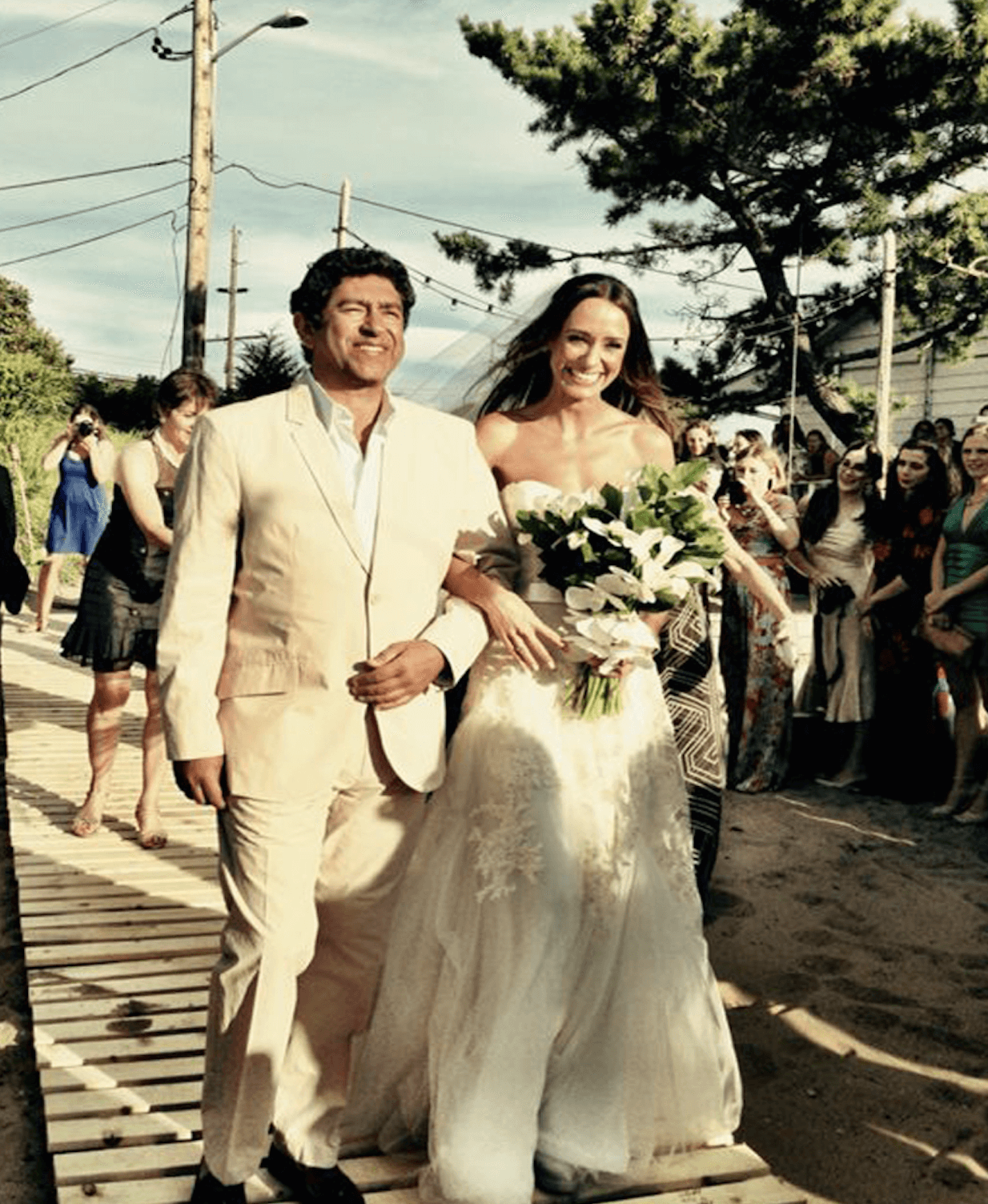 Shop Weddings Help Bride NYC Wedding Planner Fernanda Monfrinatti and Dad